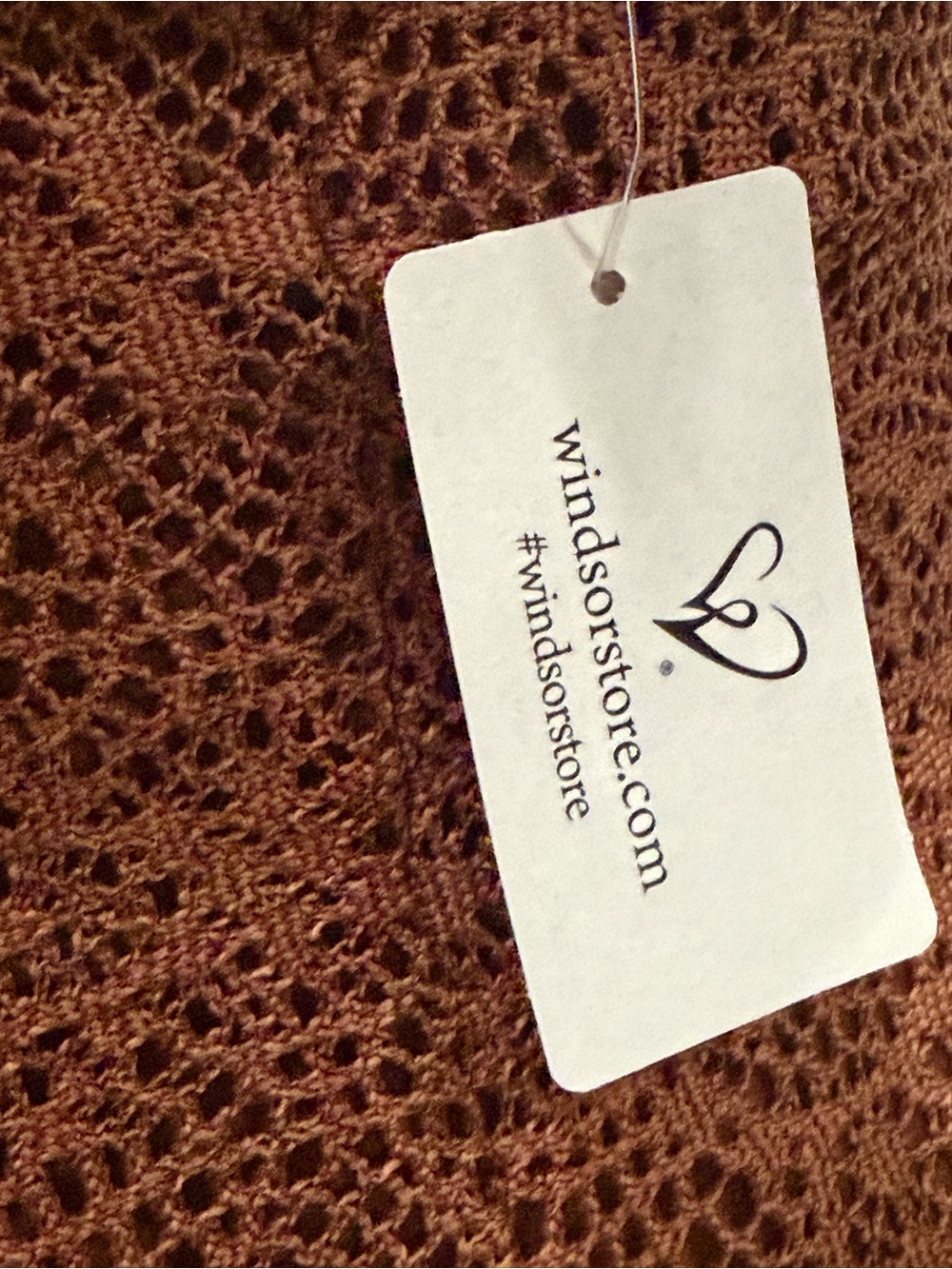 Windsor Brown Spaghetti-Strap Maxi Dress with Front Ring - Picture 5 of 5